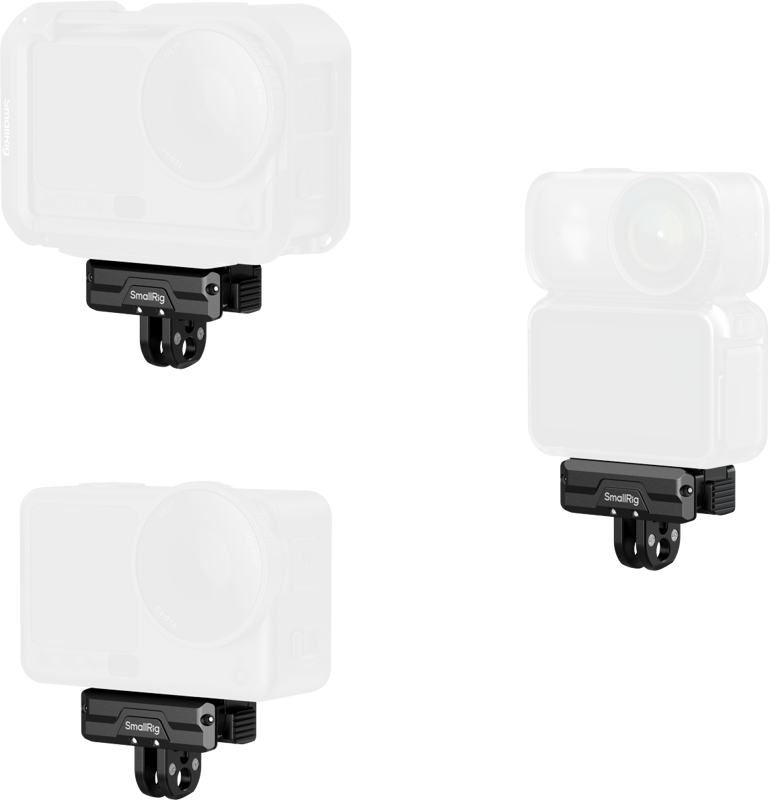 SmallRig 5890 Bidirectional QR Folding Adapter Mount with 2-Prong Mount and 1/4"-20 Threaded hole - 5