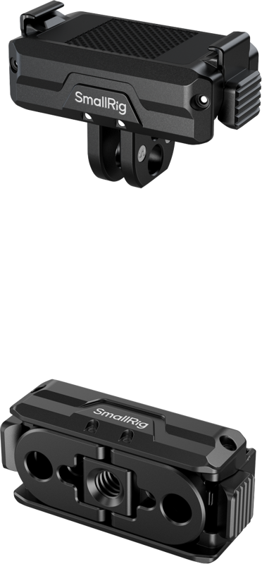 SmallRig 5890 Bidirectional QR Folding Adapter Mount with 2-Prong Mount and 1/4"-20 Threaded hole - 4