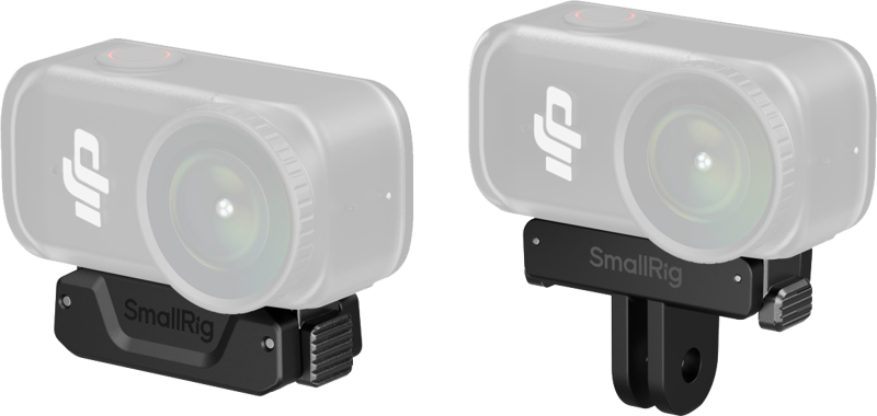 SmallRig 5918 Bidirectional QR Folding Adapter Support with 2-Prong Mount and 1/4"-20 Threaded hole - 2