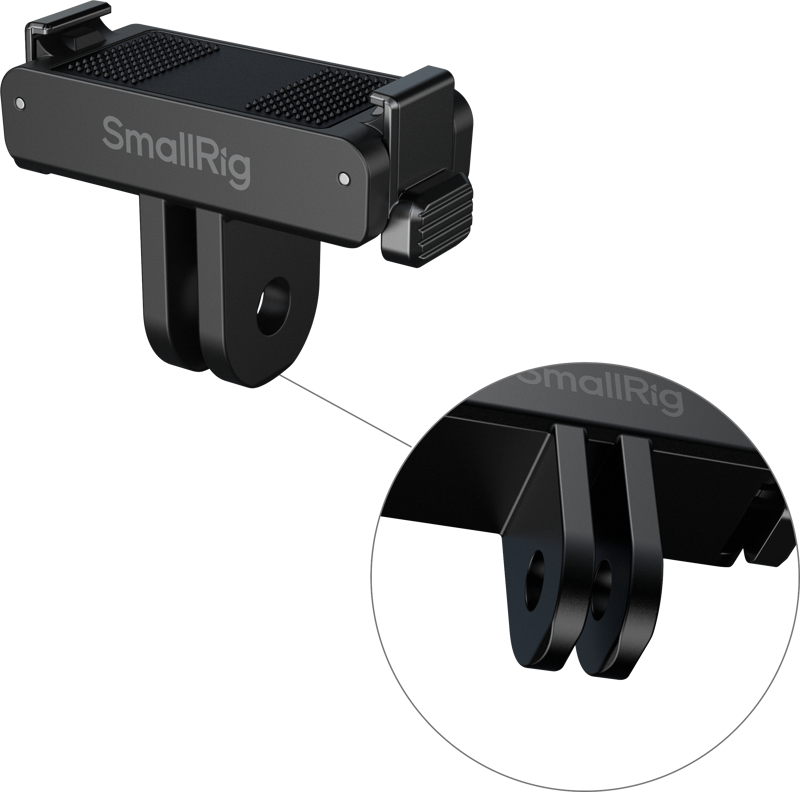 SmallRig 5911 Bidirectional Quick Release Adapter Support with 2-Prong Mount - 5