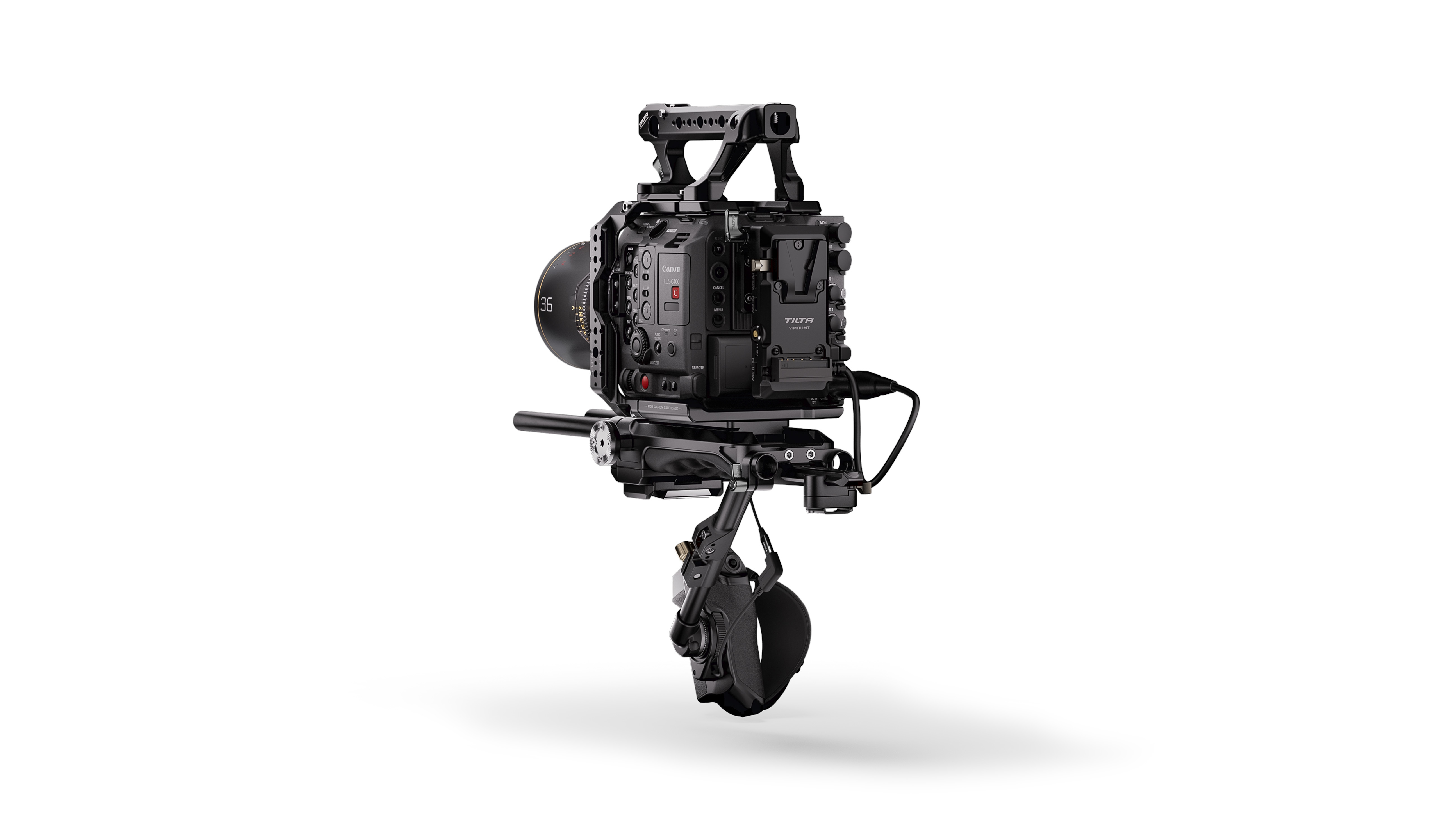 Tilta Camera Cage for Canon C400 Pro Kit - V Mount - 3