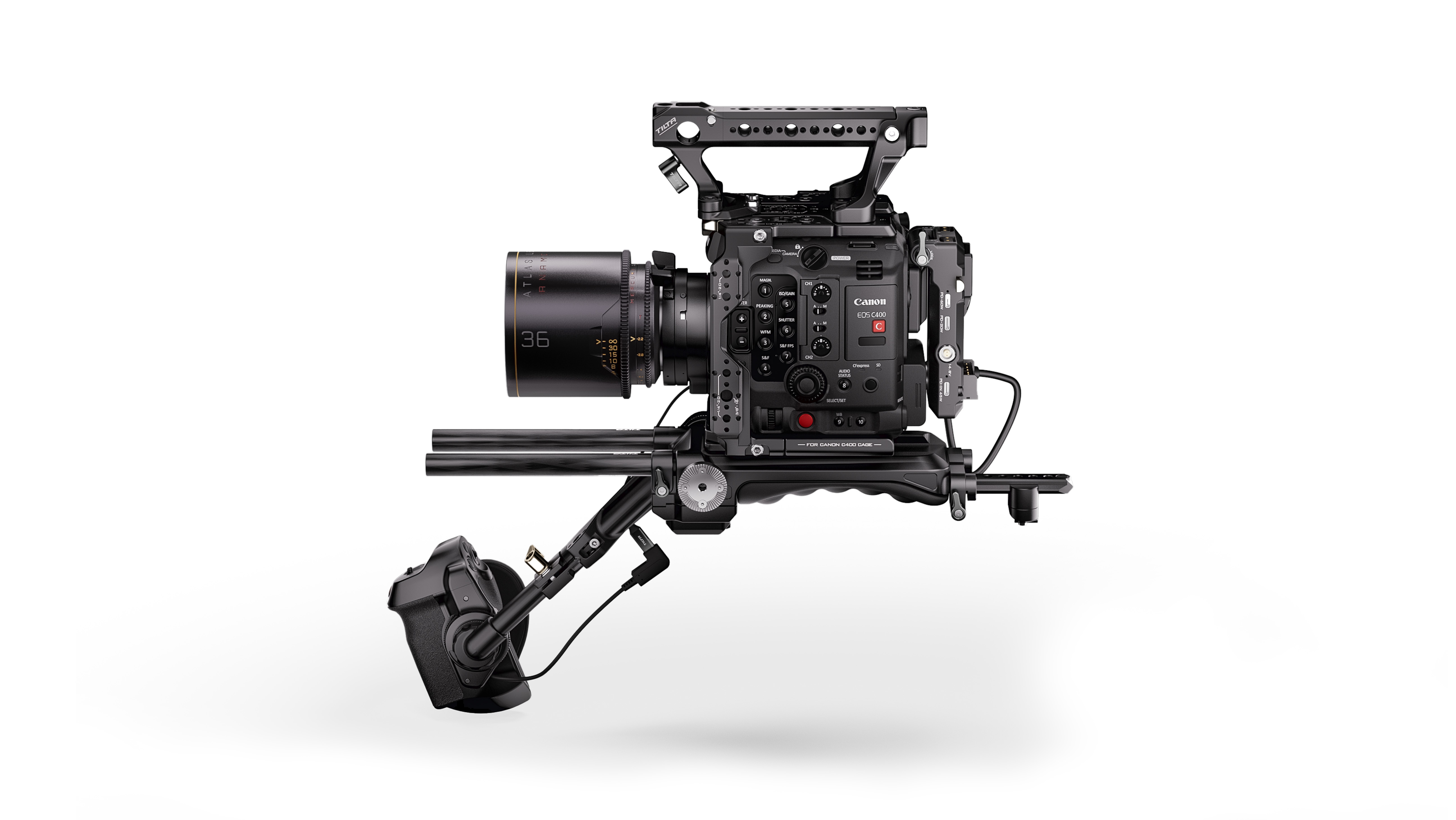 Tilta Camera Cage for Canon C400 Pro Kit - V Mount - 2