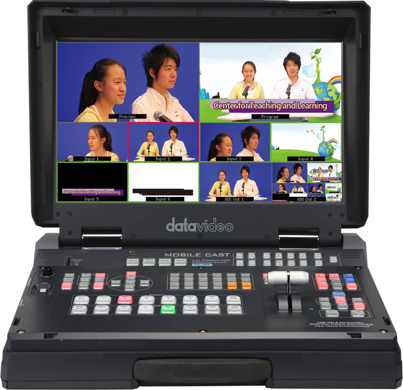 Datavideo HS-1300 6-Channel HD Portable Video Streaming Studio - 2