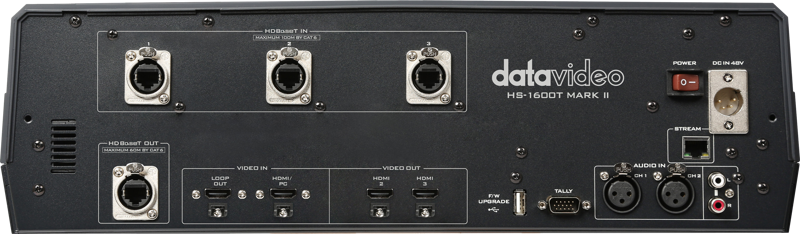 Datavideo HS-1600T MKII HDBaseT Portable Video Streaming Studio - 3