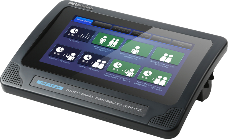 Datavideo TPC-700P Multifunctional touchpanel with PoE - 2