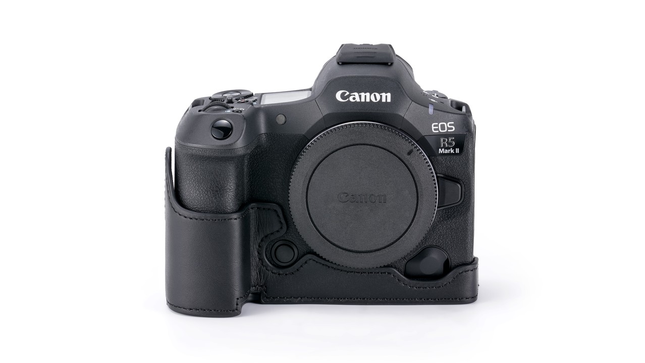 Tilta Leather Camera Case for Canon R5 Mark II - Black - 3