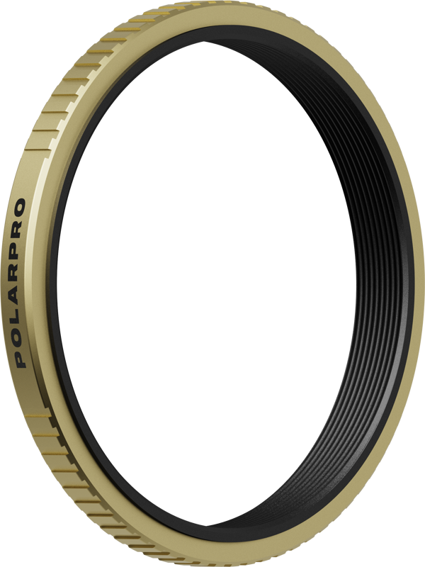 PolarPro Fuji X100 Filter Adapter 49mm Brass - 2