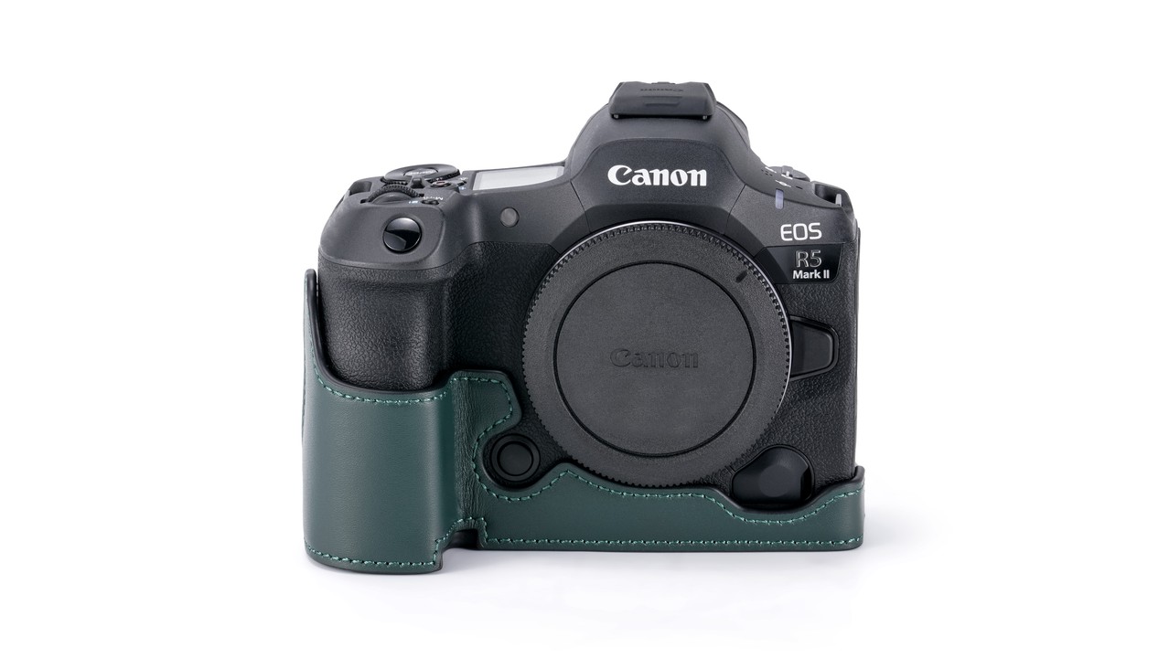 Tilta Leather Camera Case for Canon R5 Mark II - Green - 2
