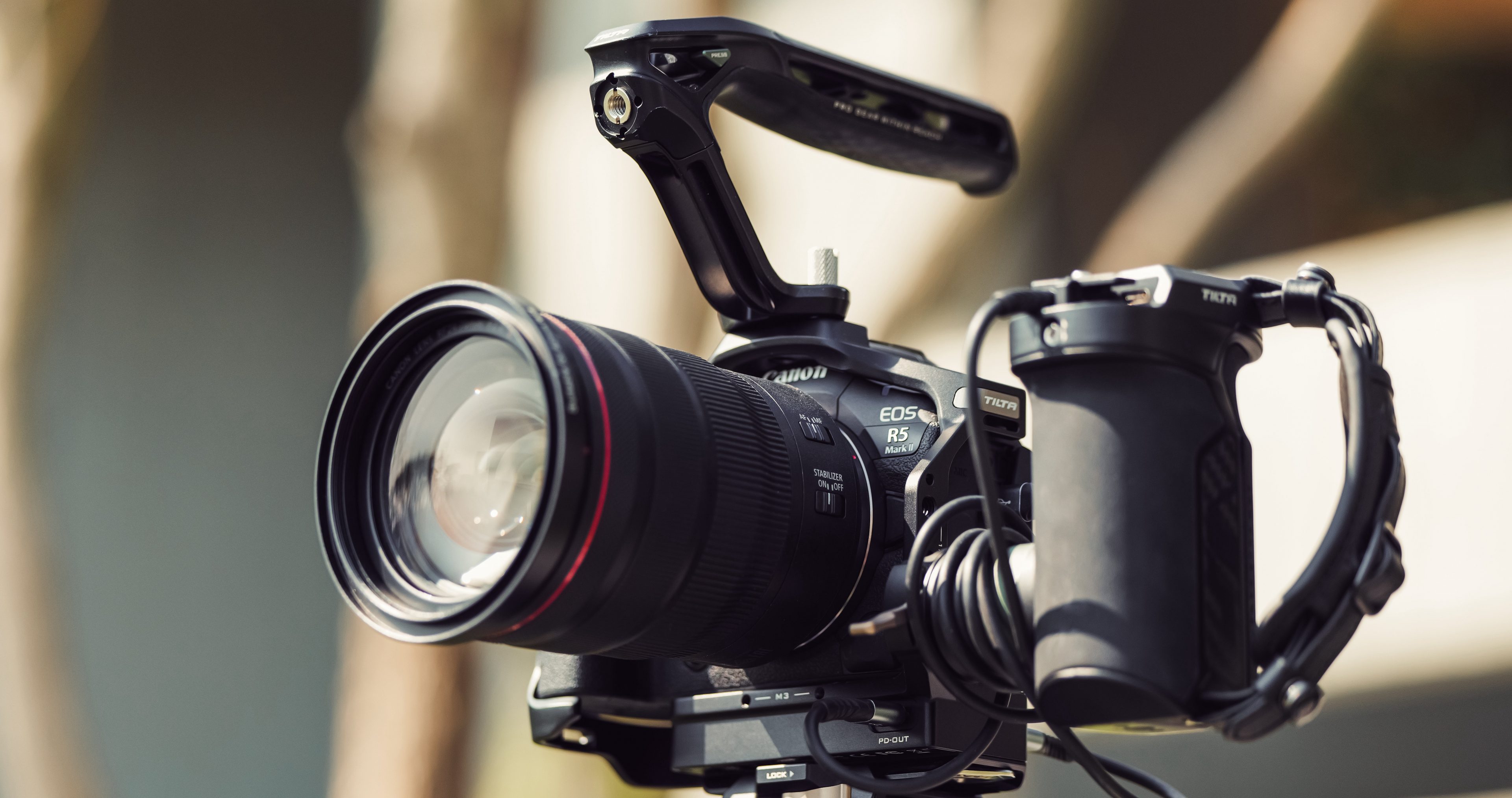 Tilta Full Camera Cage with Cooling System for Canon R5 Mark II - Black - 10