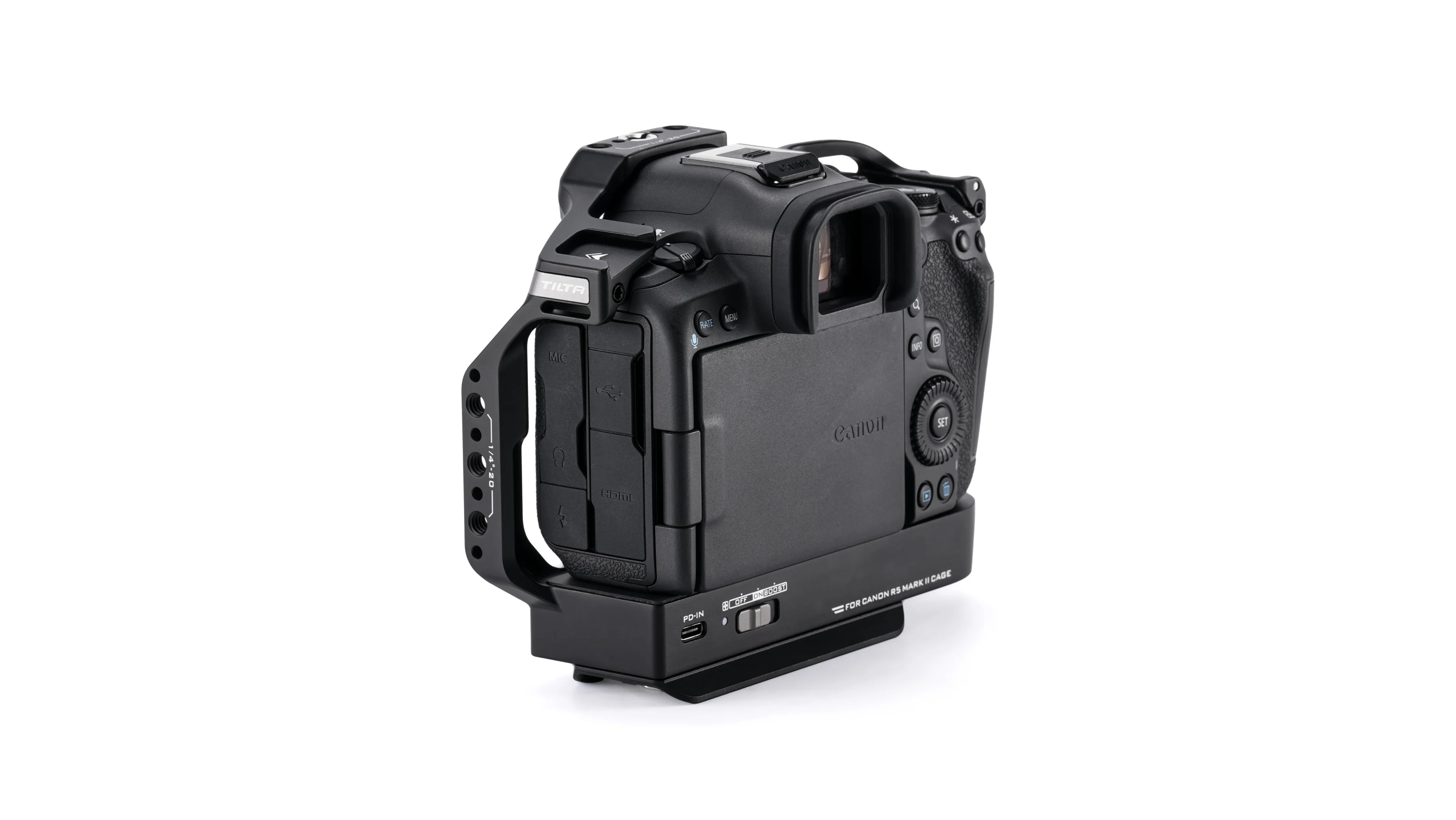 Tilta Full Camera Cage with Cooling System for Canon R5 Mark II - Black - 2