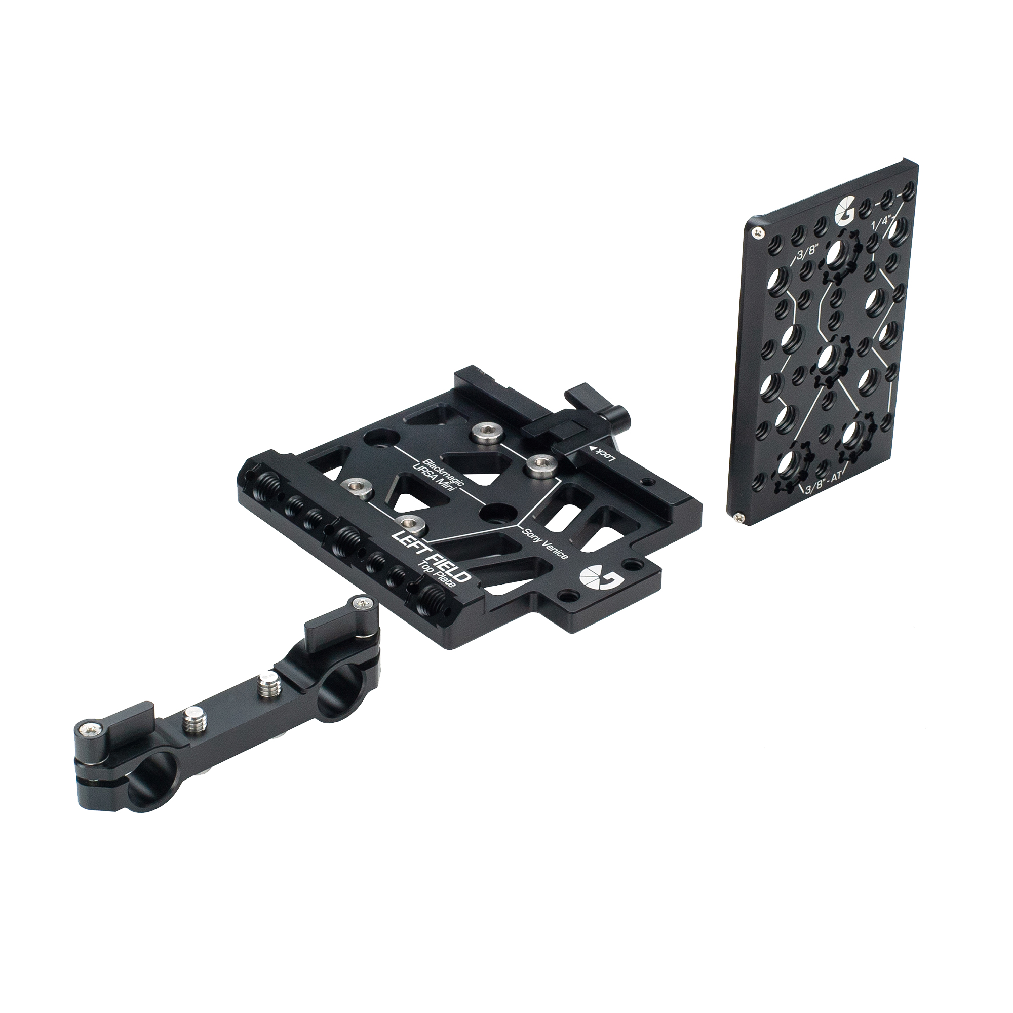 Bright Tangerine *PHASE OUT* BMD Ursa Mini LeftField Sliding Top Plate - 6
