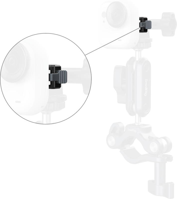 SmallRig 5919 Quick Release Mount Adapter for Insta360 GO Ultra - 6