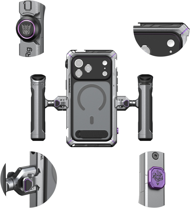 SmallRig 5584 Megatron Edition Mobile Dual Handheld Kit for iPhone 17 Pro Max - 2