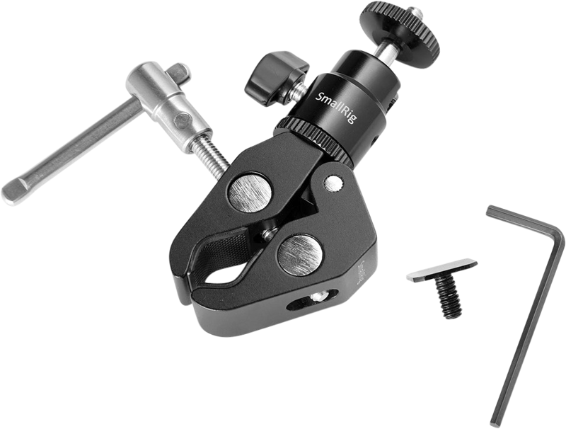 SmallRig 1124 Ball Head Mount and CoolClamp - 2