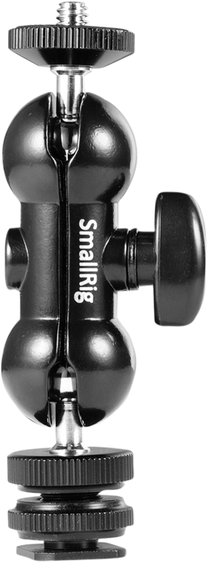 SmallRig 1135 MULTI-FUNC DOUBLE BALLHEAD SHOE+1/4" - 2