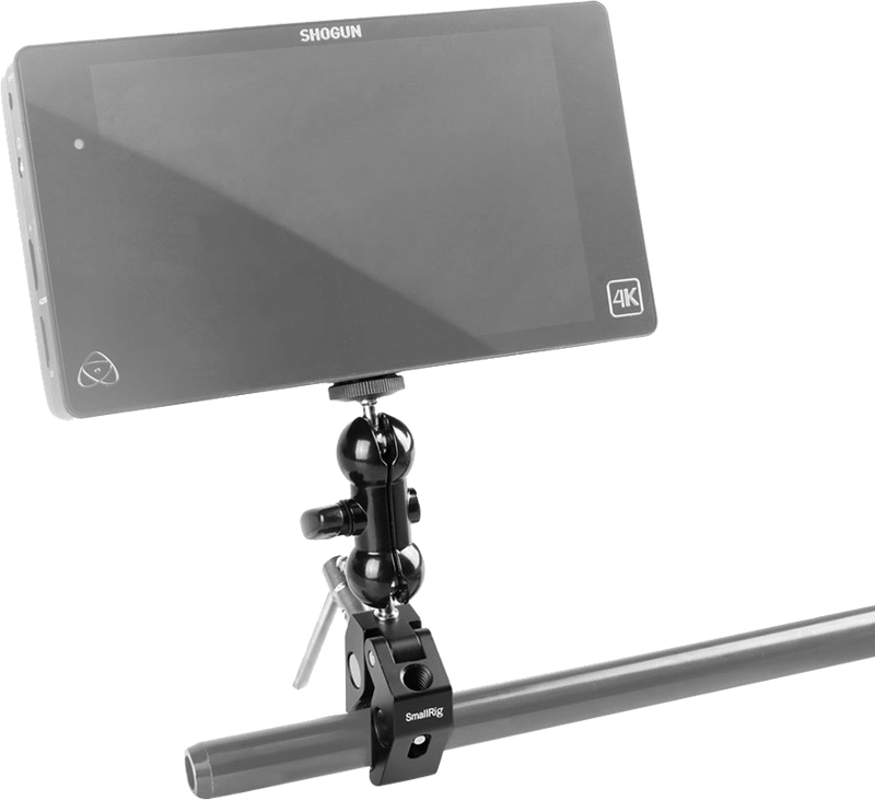SmallRig 1138 Double Ballhead w/Clamp & 1/4" Screw - 5