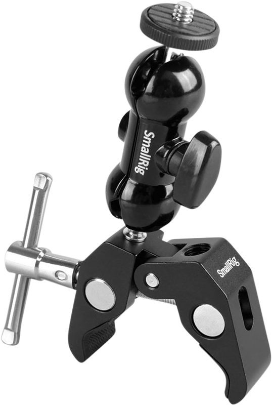 SmallRig 1138 Double Ballhead w/Clamp & 1/4" Screw - 2