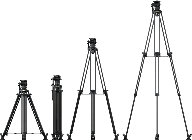 SmallRig 5580 FSD16 FreeSpeed Heavy-Duty Carbon Fiber Tripod - 2