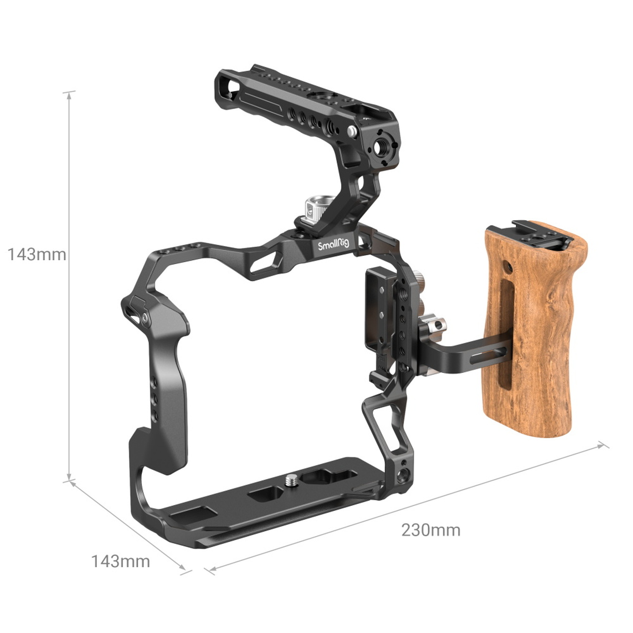 SmallRig Basic Kit for EOS R5 & R5 C &R6 with BG-R10 Battery Grip 3707 - 2