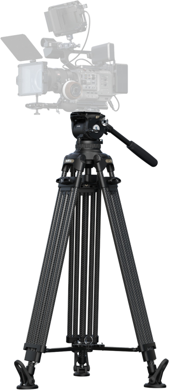 SmallRig 5578 FSD18 FreeSpeed Heavy-Duty Carbon Fiber Tripod - 4