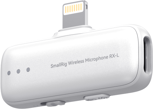 SmallRig 5784 S70RX-L Wireless Microphone Receiver (White) - 2