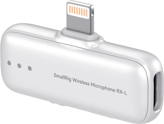 SmallRig 5784 S70RX-L Wireless Microphone Receiver (White) - 3