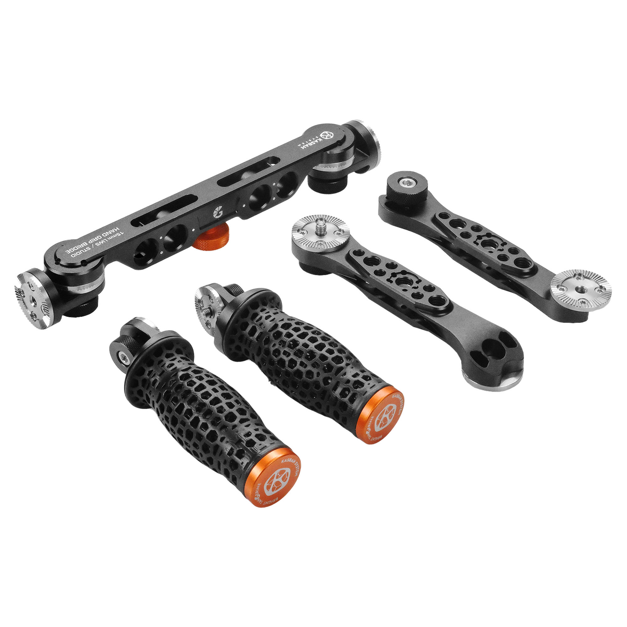 Bright Tangerine KASBAH System - 15mm LWS/19mm Handle Kit - 4