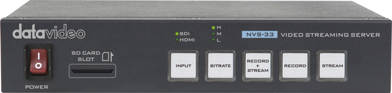 Datavideo NVS-33 Video streaming encoder/recorder - 2