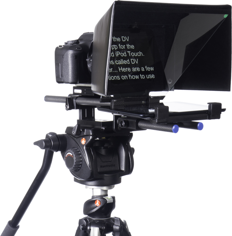Datavideo TP-500 DSLR prompter w 15mm rail w/o remote