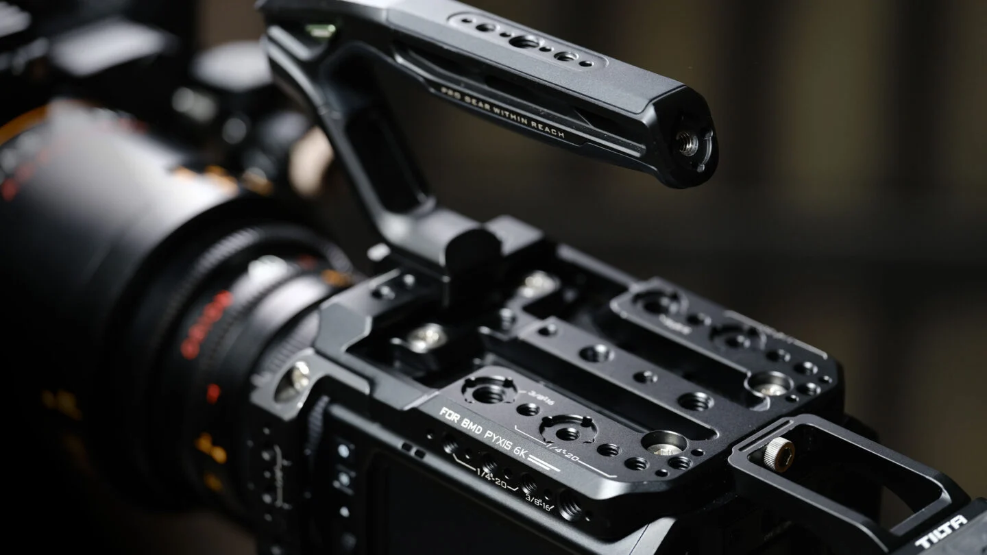 Tilta Camera Cage for Blackmagic PYXIS 6K Pro Kit - Gold Mount - 13