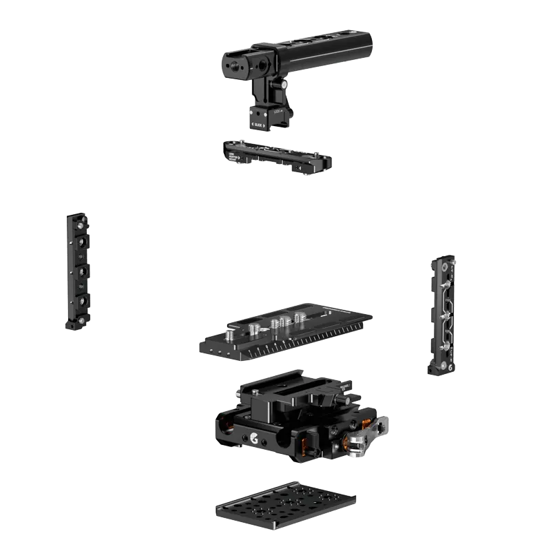 Bright Tangerine LeftField 3 Advanced Kit for RED KOMODO & KOMODO-X (DJI RS 2 & RS 3) - 4