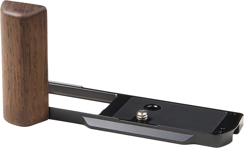 SmallRig 5945 L-Shaped Mount Plate with Wooden Handle for Panasonic S9 - 2