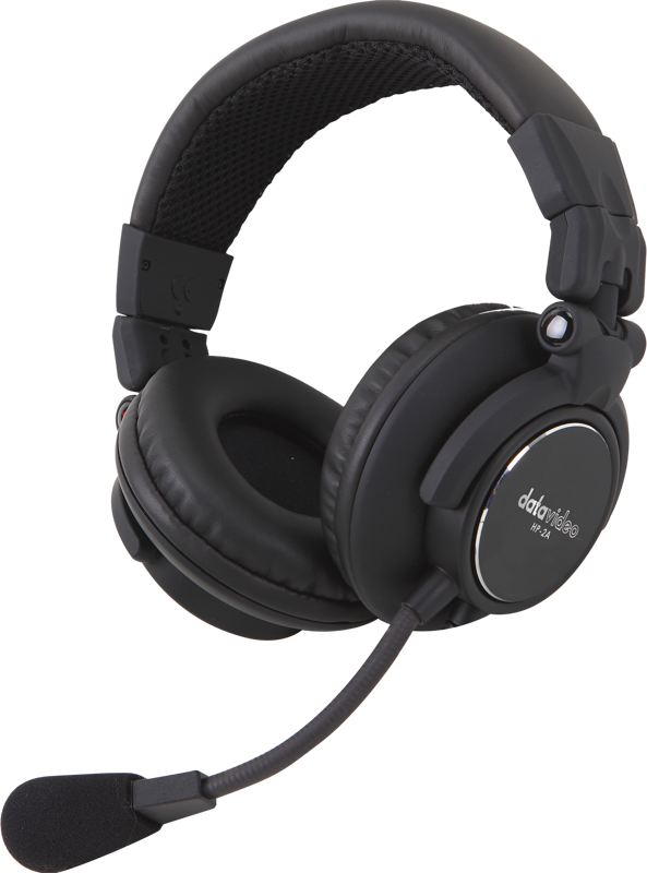 Datavideo HP-2A Two Ear Headphone with mic.