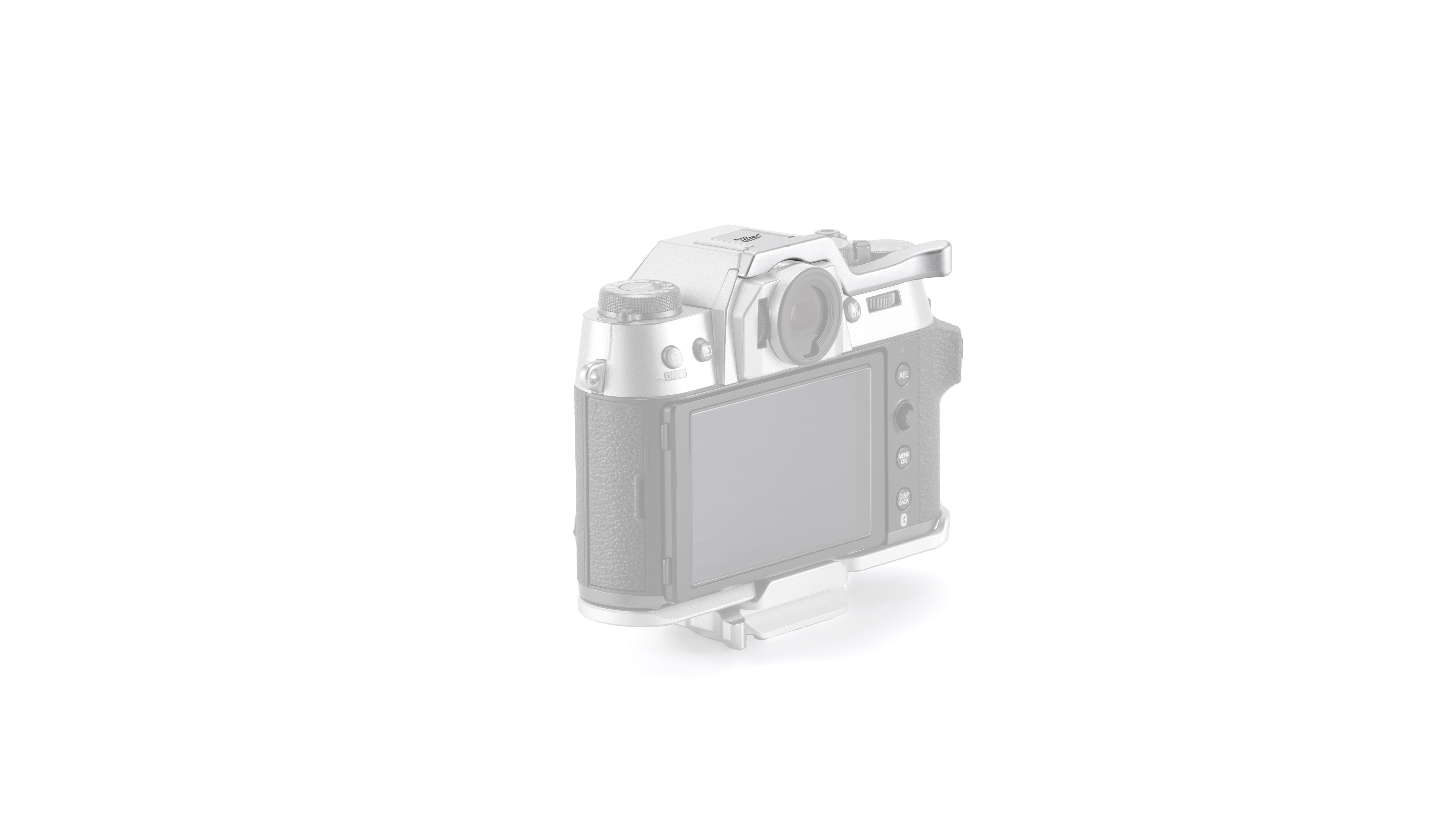 Tilta Hot Shoe Thumb Bracket for Fujifilm X-T50 - Silver - 2