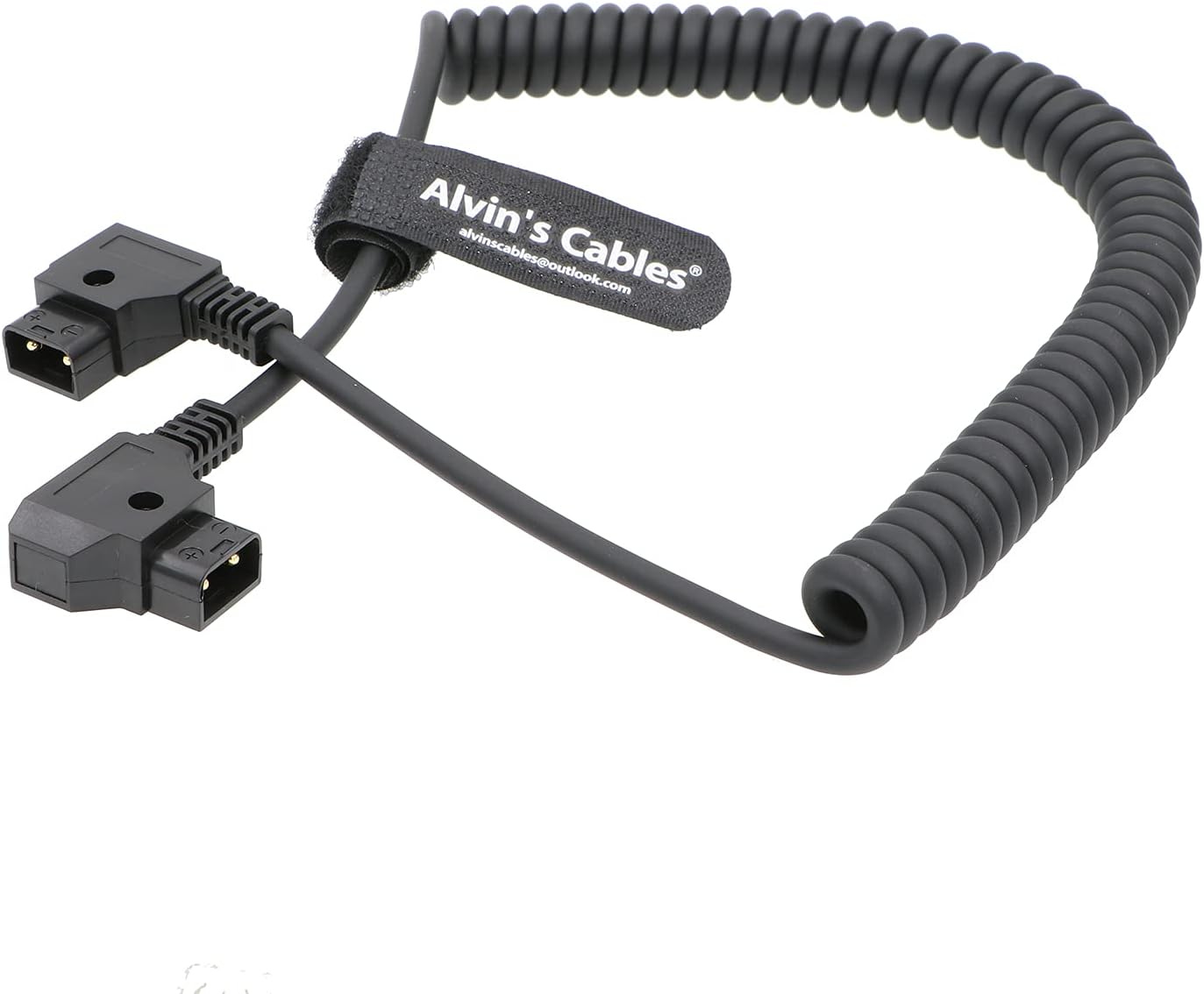 D-tap Extension Cable Coiled Male To Female  30-100cm - 5