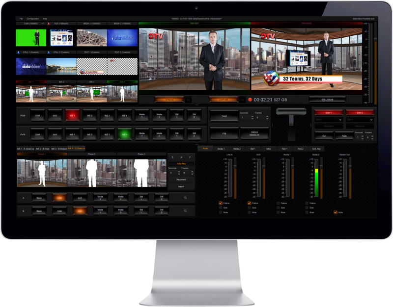 Datavideo TVS-1000A Virtual Studio System HDMI Single Ch. - 4
