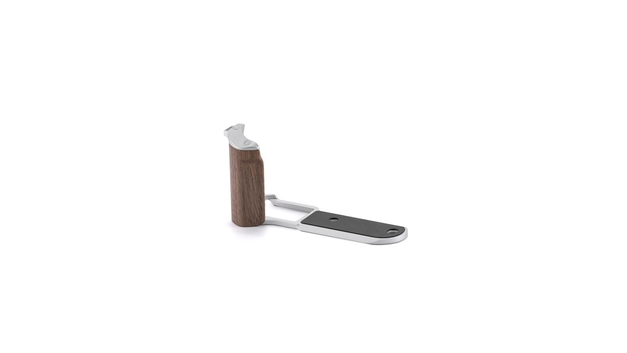 Tilta Mounting Baseplate with Wooden Grip for Fujifilm X-T50 - Silver