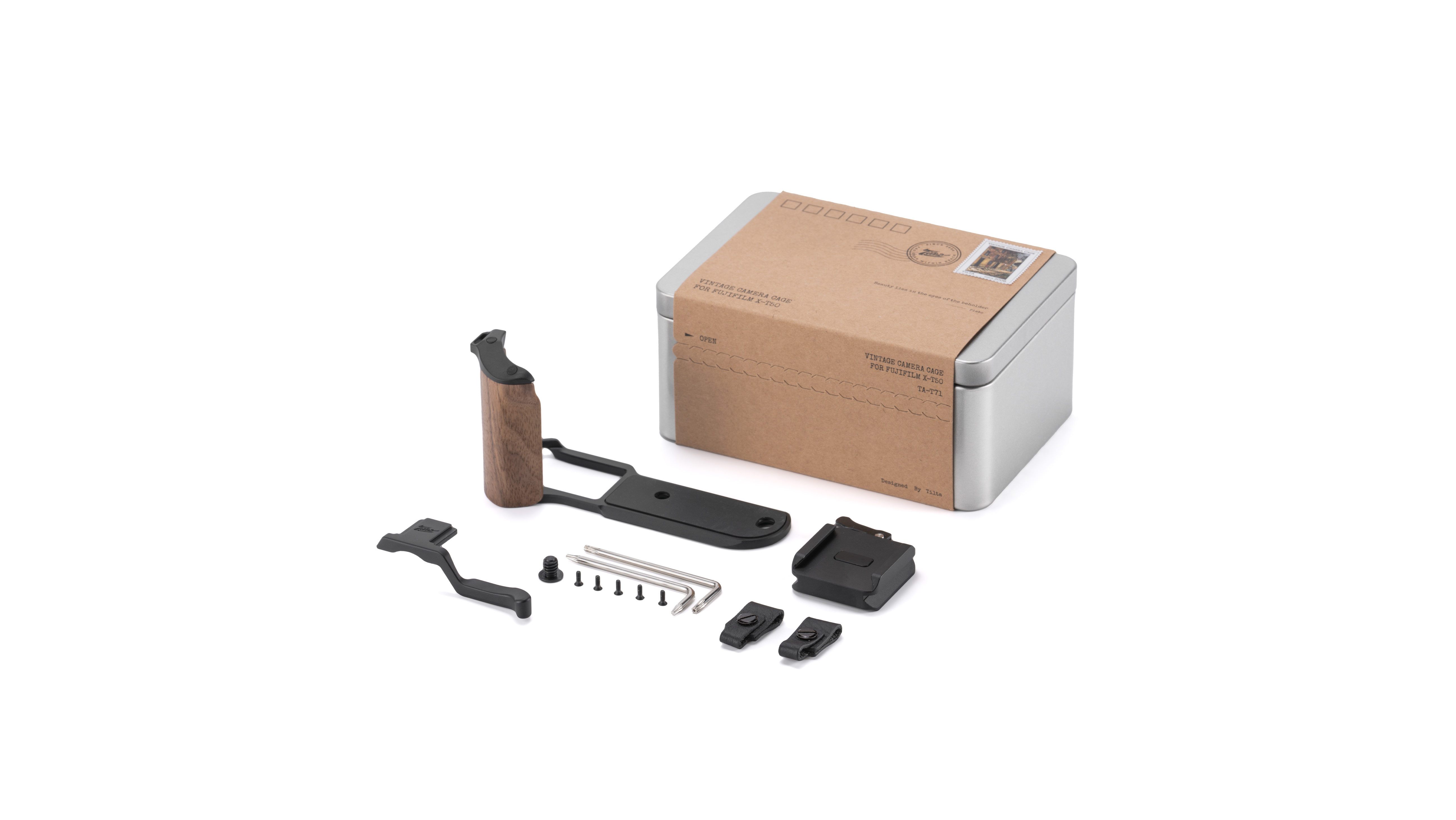 Tilta Vintage Camera Cage for Fujifilm X-T50 Base Kit - Black - 2