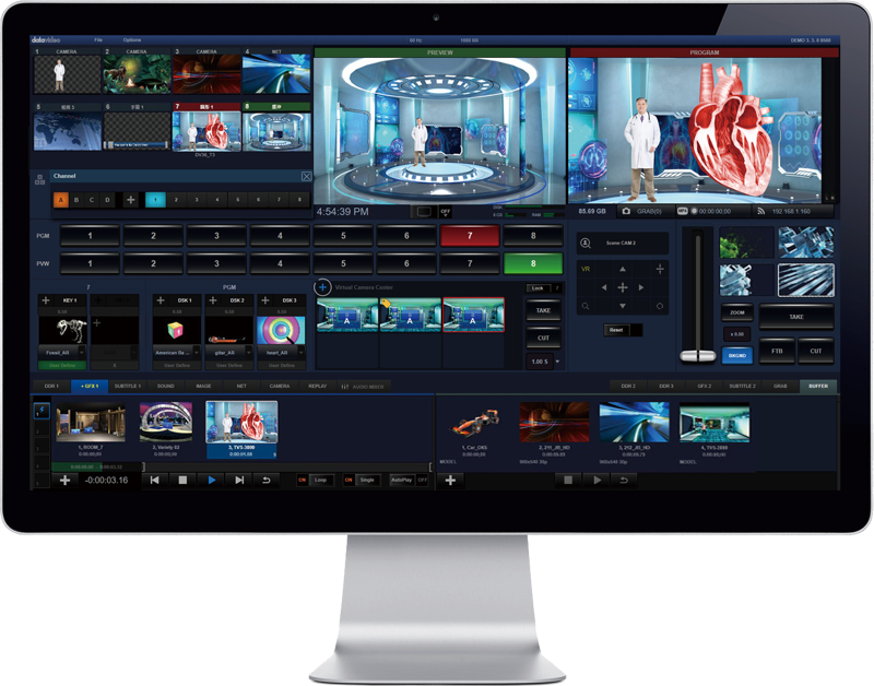Datavideo TVS-3000X Tracking virt. Studio System w/o tracker - 10