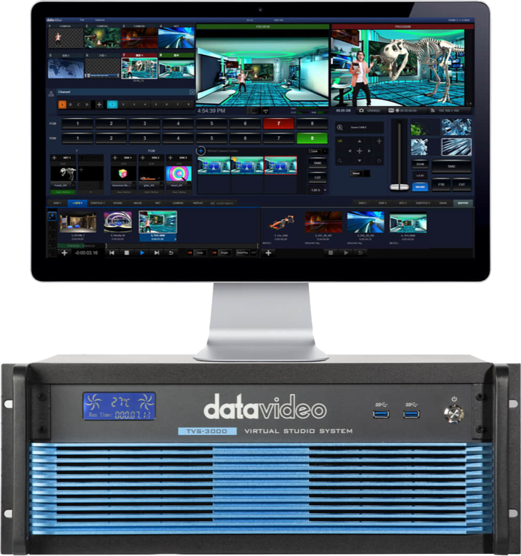 Datavideo TVS-3000X Tracking virt. Studio System w/o tracker - 5