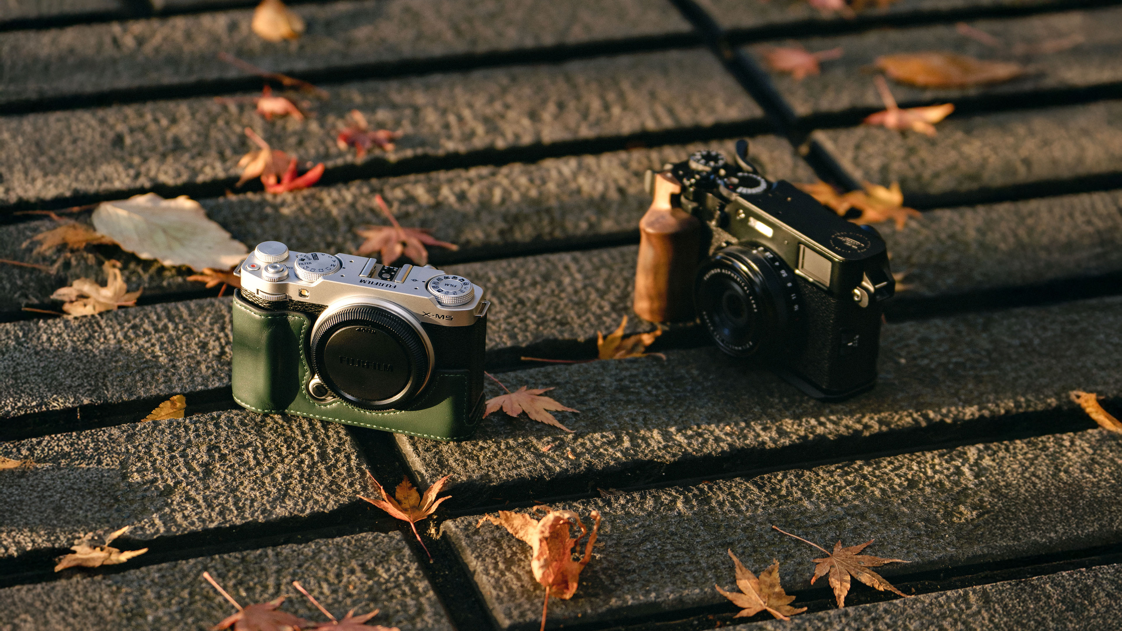 Tilta Leather Camera Case for Fujifilm X-M5 - Black - 5