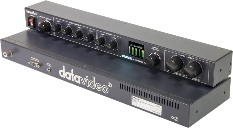 Datavideo AD-200 1RU Audiomixer w delay function