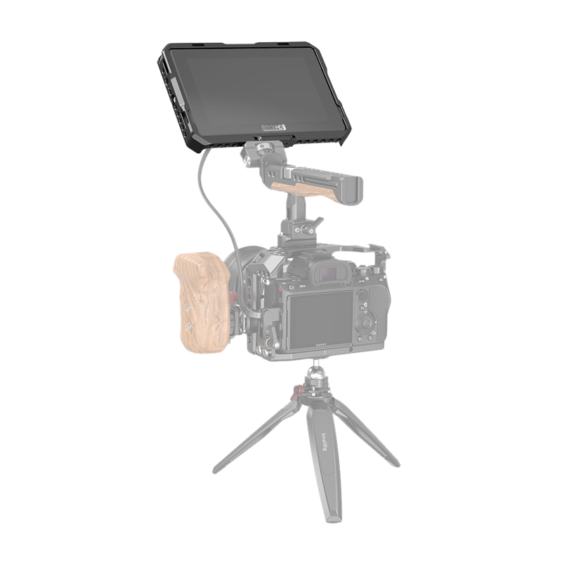 SmallRig 2684 Monitor Cage w. Sun Hood for SmallHD 702 - 9