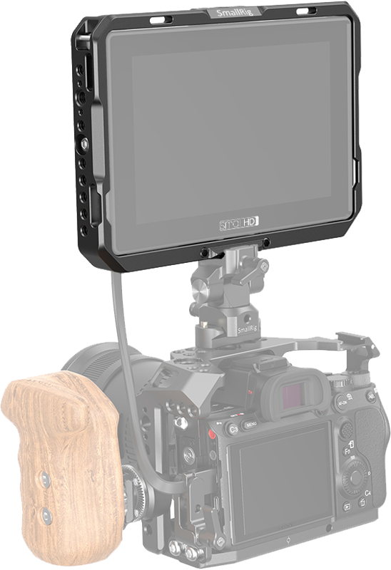 SmallRig 2684 Monitor Cage w. Sun Hood for SmallHD 702 - 8