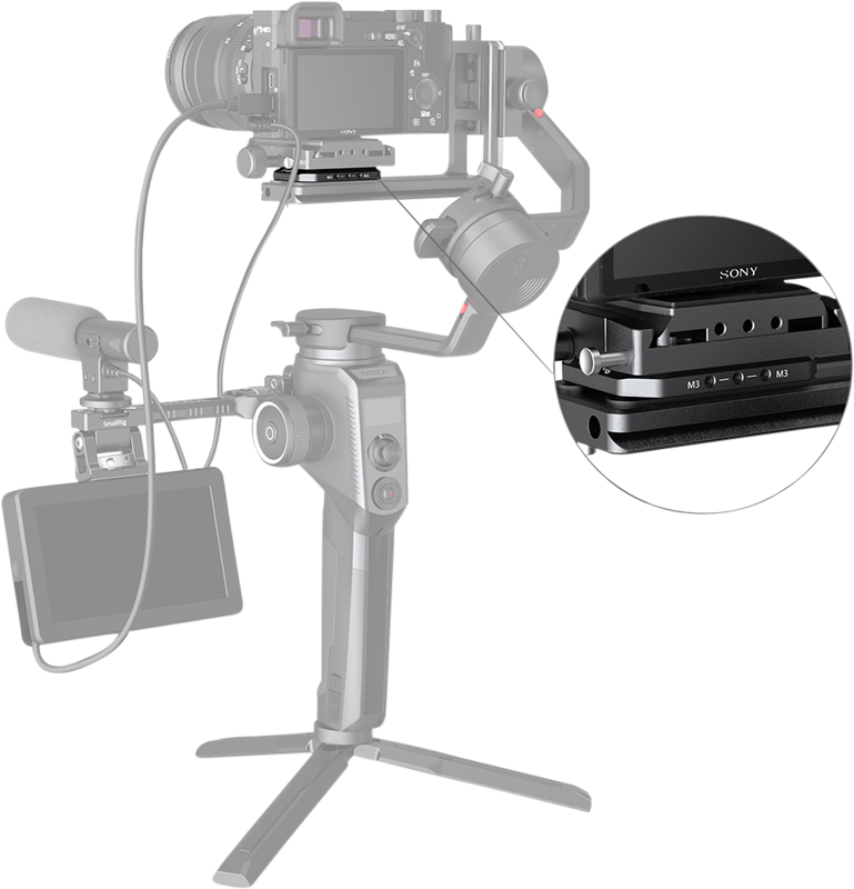 SmallRig 2827 Camera Riser Plate for Aircross 2 - 6