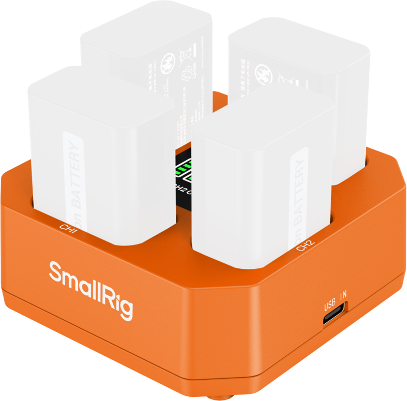 SmallRig 5749 Four-Channel Camera Battery Charger for NP-FW50 - 4