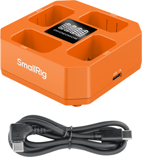 SmallRig 5749 Four-Channel Camera Battery Charger for NP-FW50 - 6