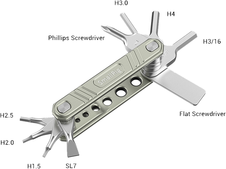 SmallRig 2713 Universal Folding Multi Tool - 4