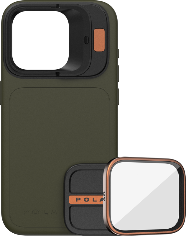 PolarPro Kit - LiteChaser iPhone 15 Pro Max Case Forest + UV Filter