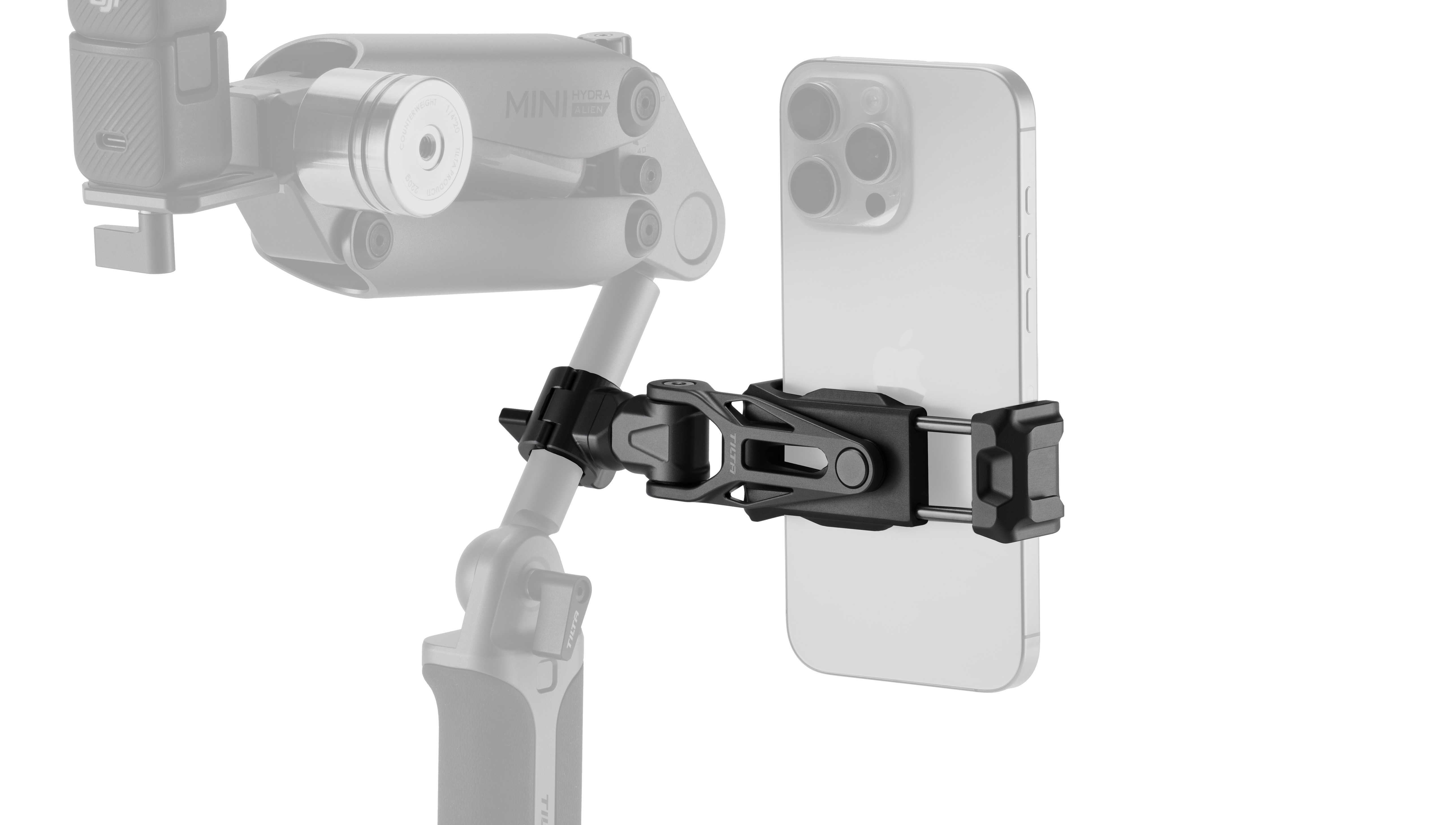 Tilta Rotatable Phone Mounting Bracket V2 (15mm) - Black - 4